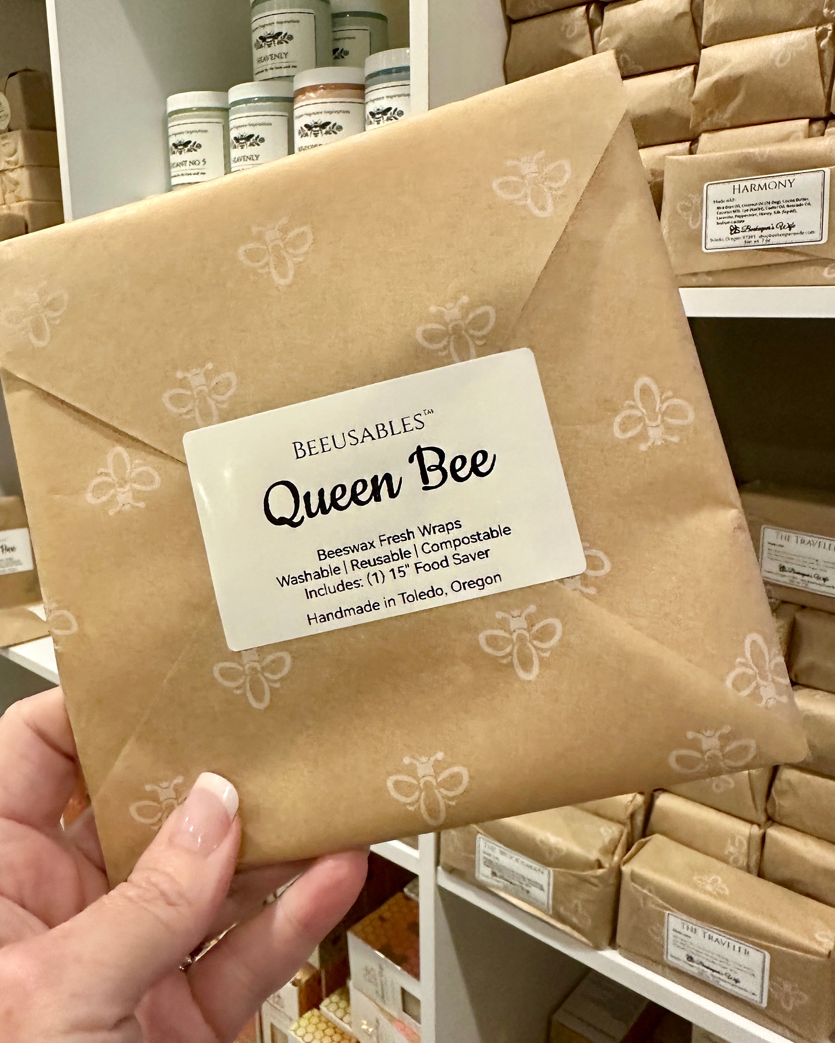 Beeusables | Queen Bee 15" Beeswax Wrap