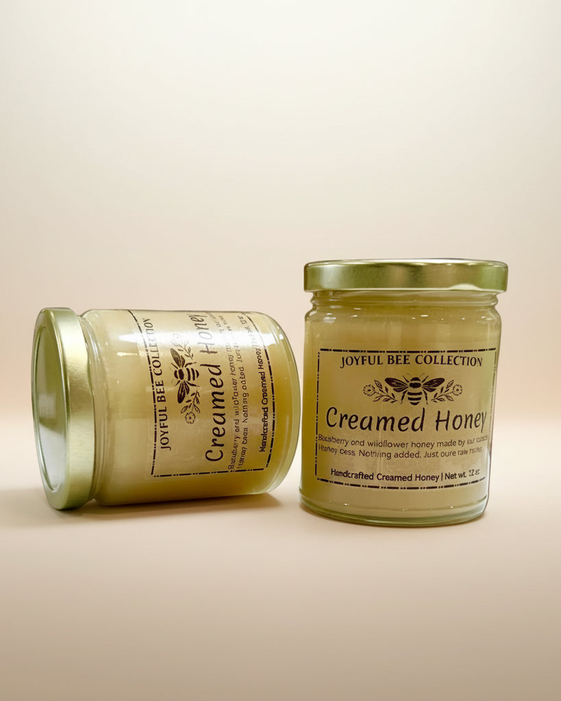 Handcrafted Creamed Raw Oregon Honey