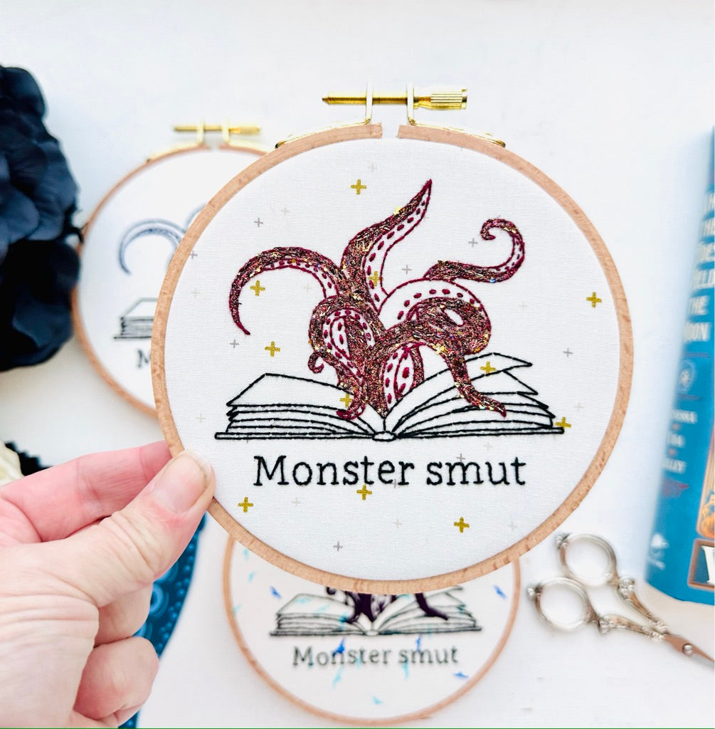 Monster smut Embroidery // PDF Pattern Download 5” hoop