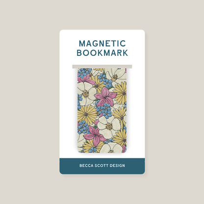 State Flowers Magnetic Bookmark