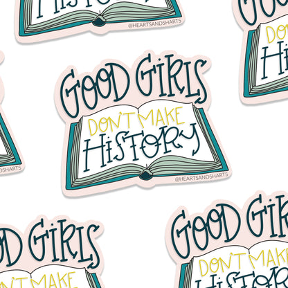GOOD GIRLS ILLUSTRATED 3X3 VINYL STICKER