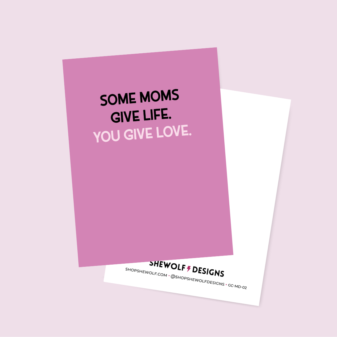 Alternative Mom Card