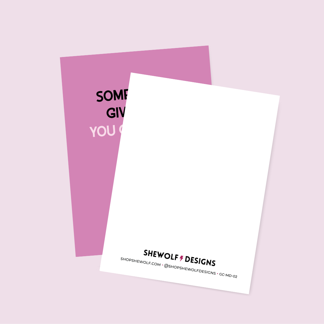 Alternative Mom Card