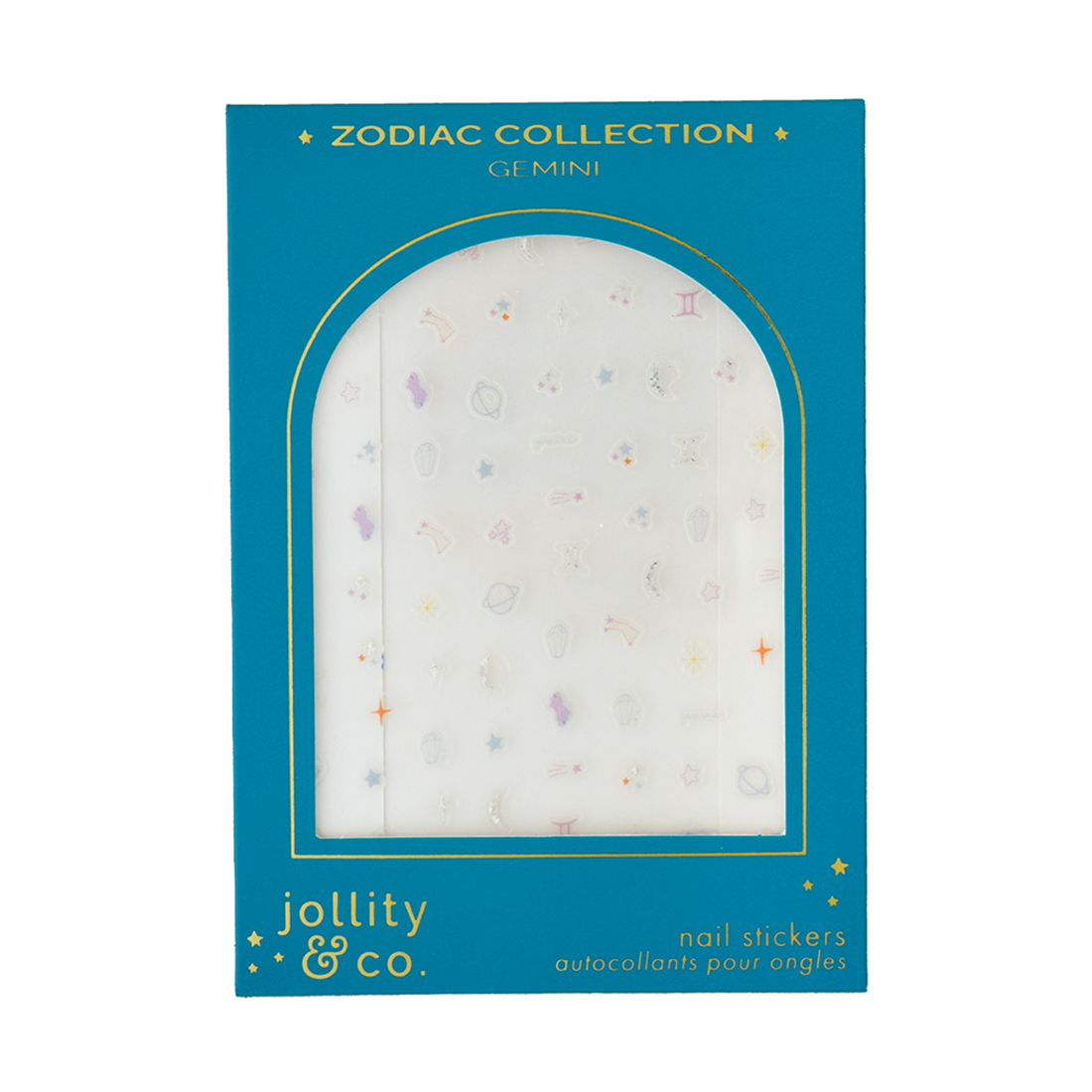 Zodiac Gemini Nail Stickers, Jollity &amp; Co