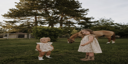 The Wild Horses Muslin Romper