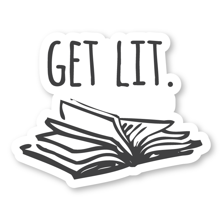 Get lit sticker