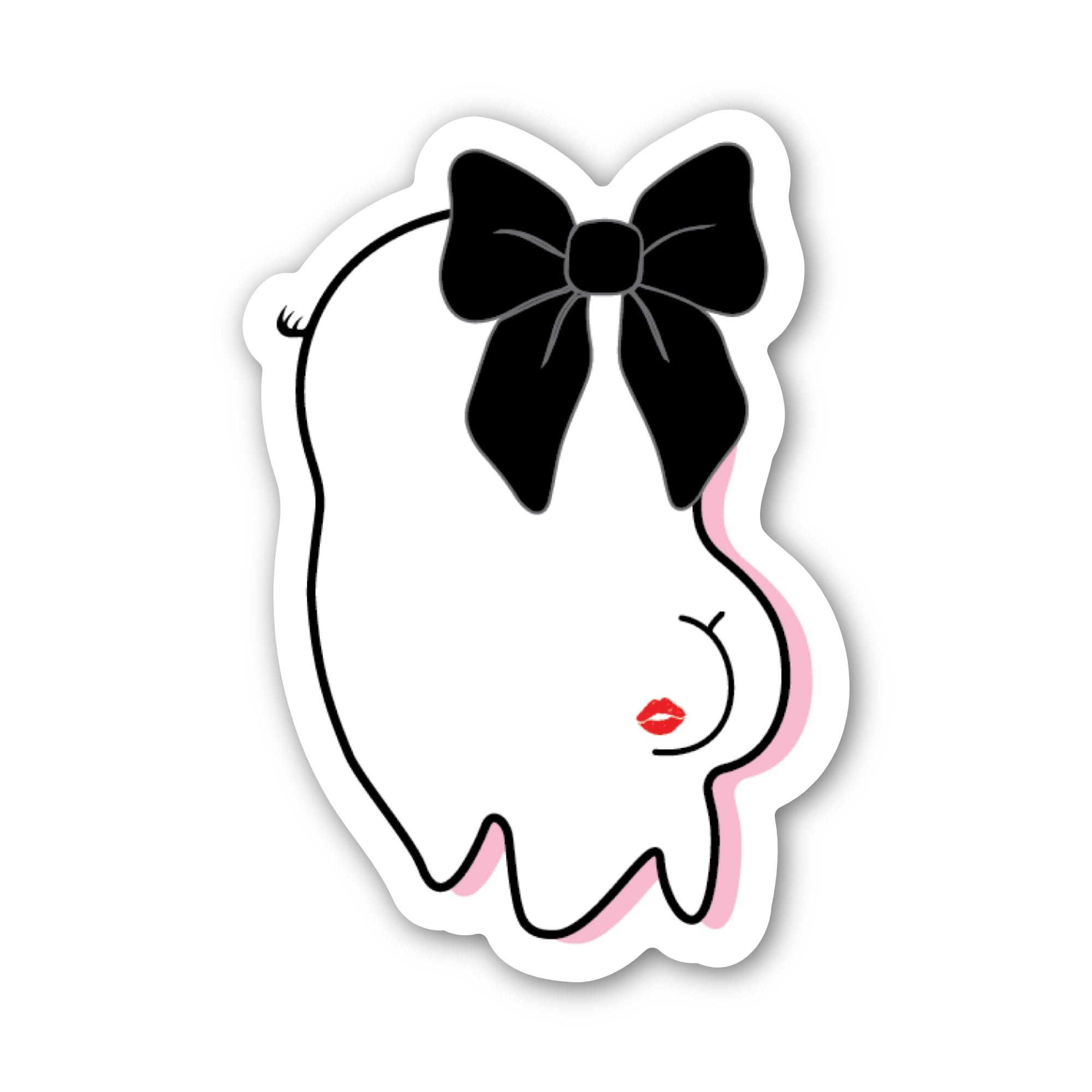 Ghost Butt Sticker