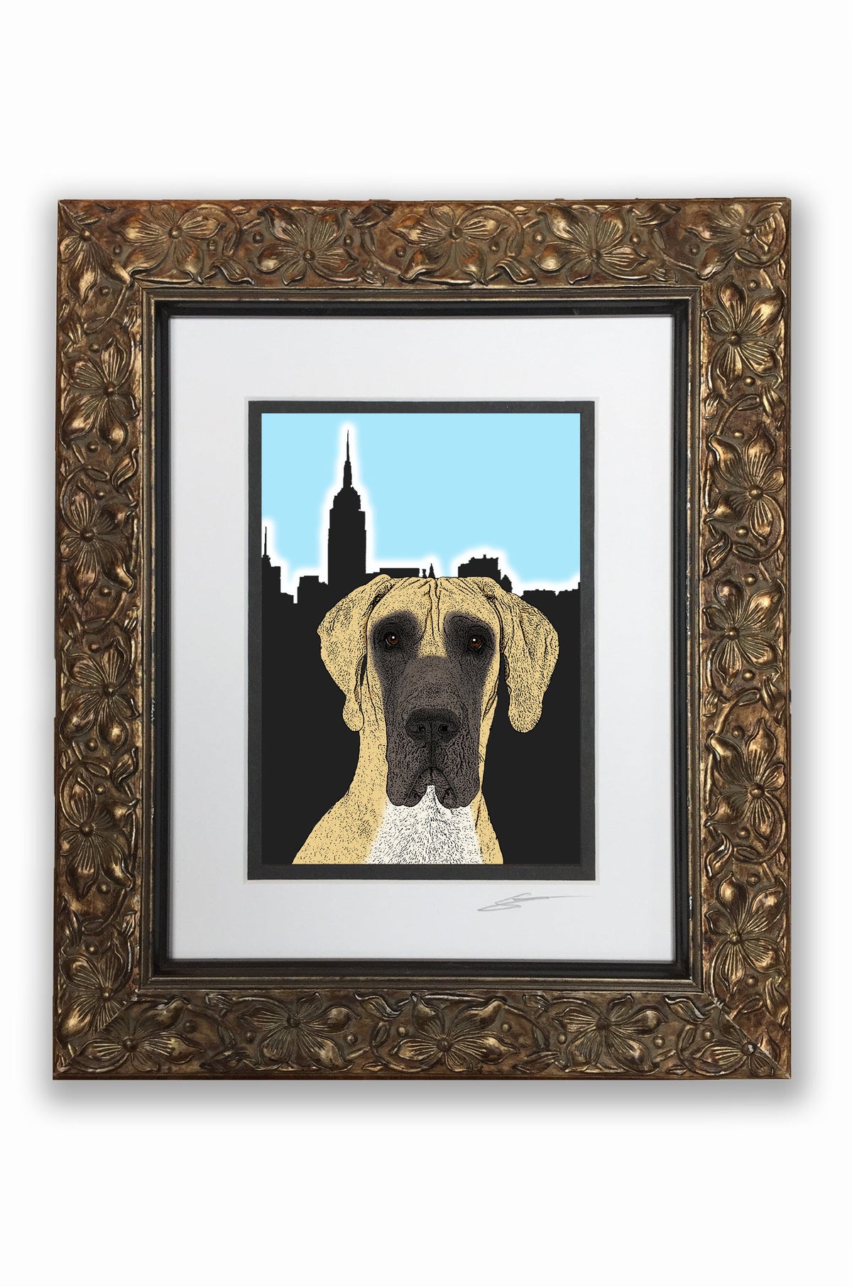 Great Dane Pupart Portrait