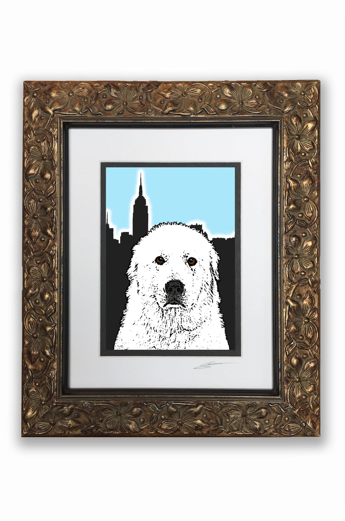 Great Pyrenees Pupart Portrait