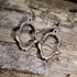 Hand-painted wooden shark jaw dangle earrings featuring detailed fossil-style shark jaws on hypoallergenic .925 sterling silver hooks. Lightweight ocean-inspired jewelry for shark lovers, marine biologists, beach enthusiasts, divers, and ocean wildlife fans.