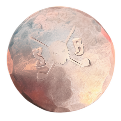 Copper Caddie Kit - Handmade Challenge Coin and Divot Repair Tool - Skull &amp; Bogeys Golf Co.