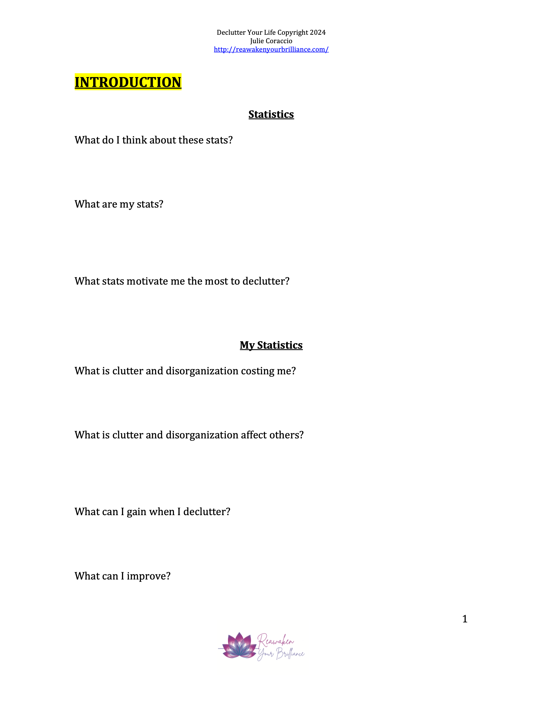 How to Declutter Your Life Audio Class – Home &amp;amp; Life Decluttering Guidance MP3 Download