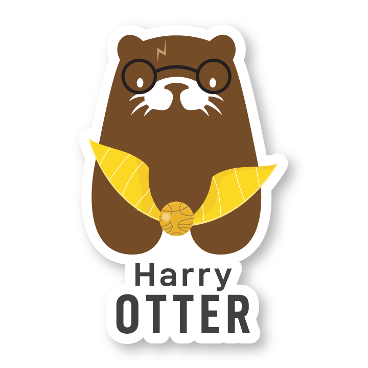 Harry otter sticker