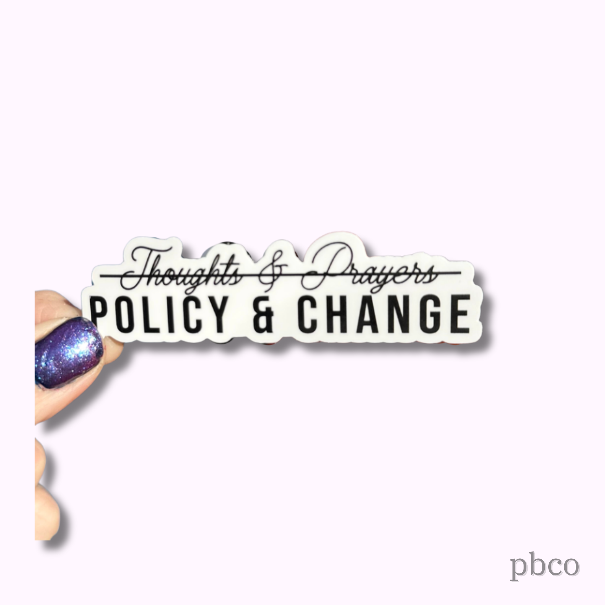 Hilarious Humanitarian - Policy &amp; Change Sticker