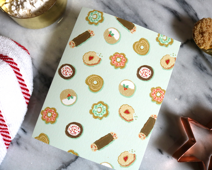 Holiday Cookies Christmas Greeting Card