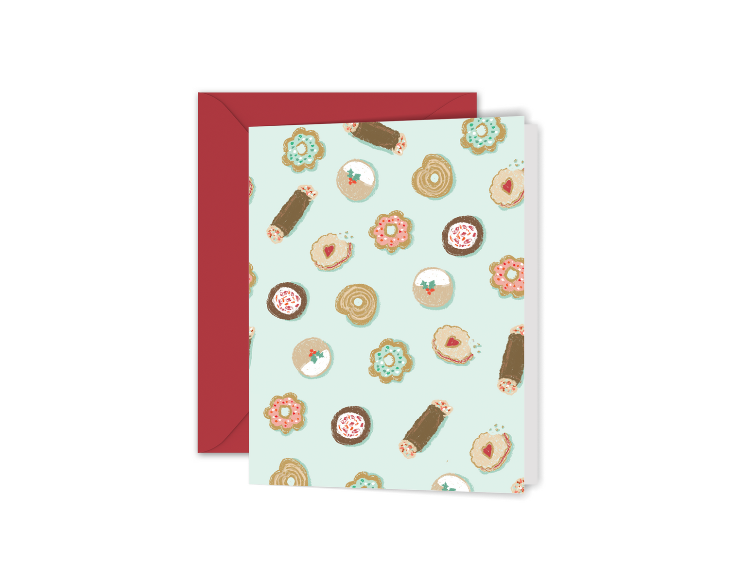 Holiday Cookies Christmas Greeting Card