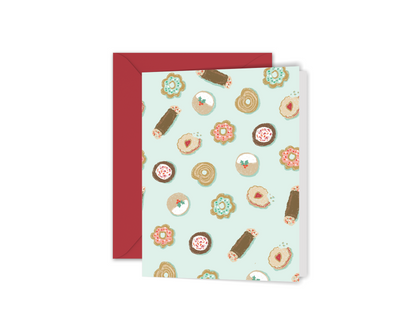 Holiday Cookies Christmas Greeting Card