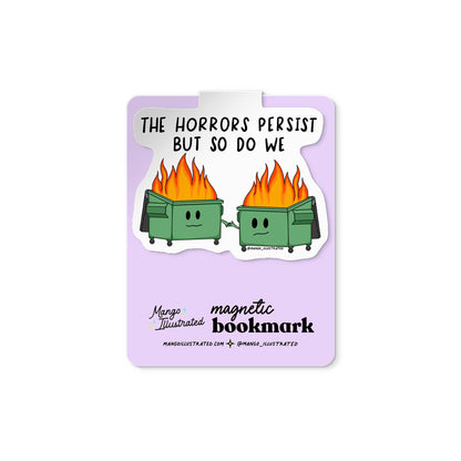 Horrors Persist magnetic bookmark