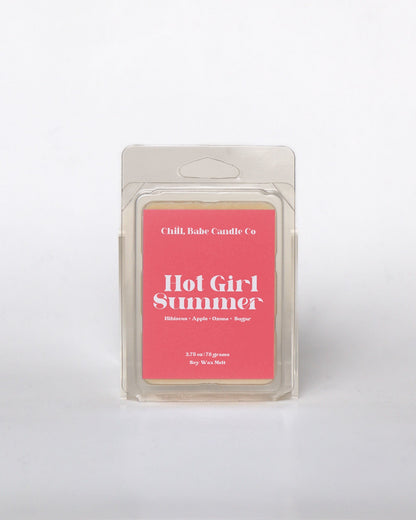 Hot Girl Summer Wax Melt | Hibiscus + Apple + Ozone +Sugar
