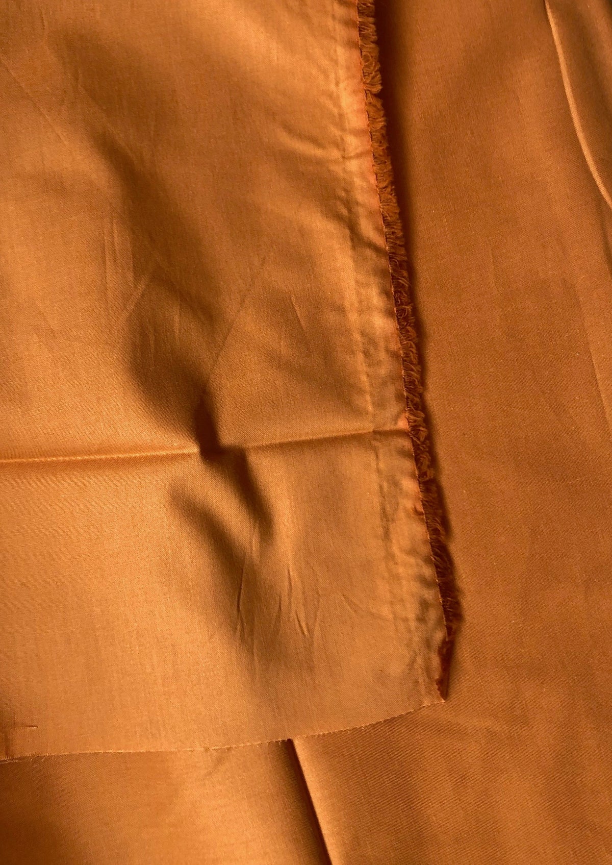 Orange Organic Cotton Poplin