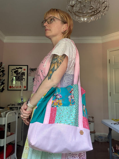 Bett Boop Upcycled Tote Bag