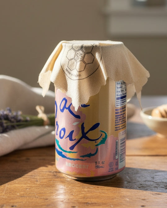 Beeusables | Tipsy Bee 5" Beeswax Wrap 3 Pack