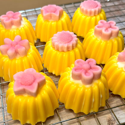 lemon-lush-mini-cake-wax-melts-lemon-creamy-bakery-the-kine-collective