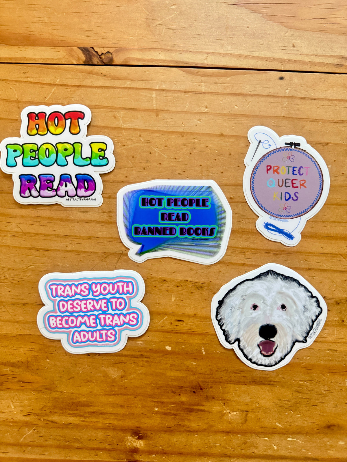 Hot People Read Banned Books Sticker