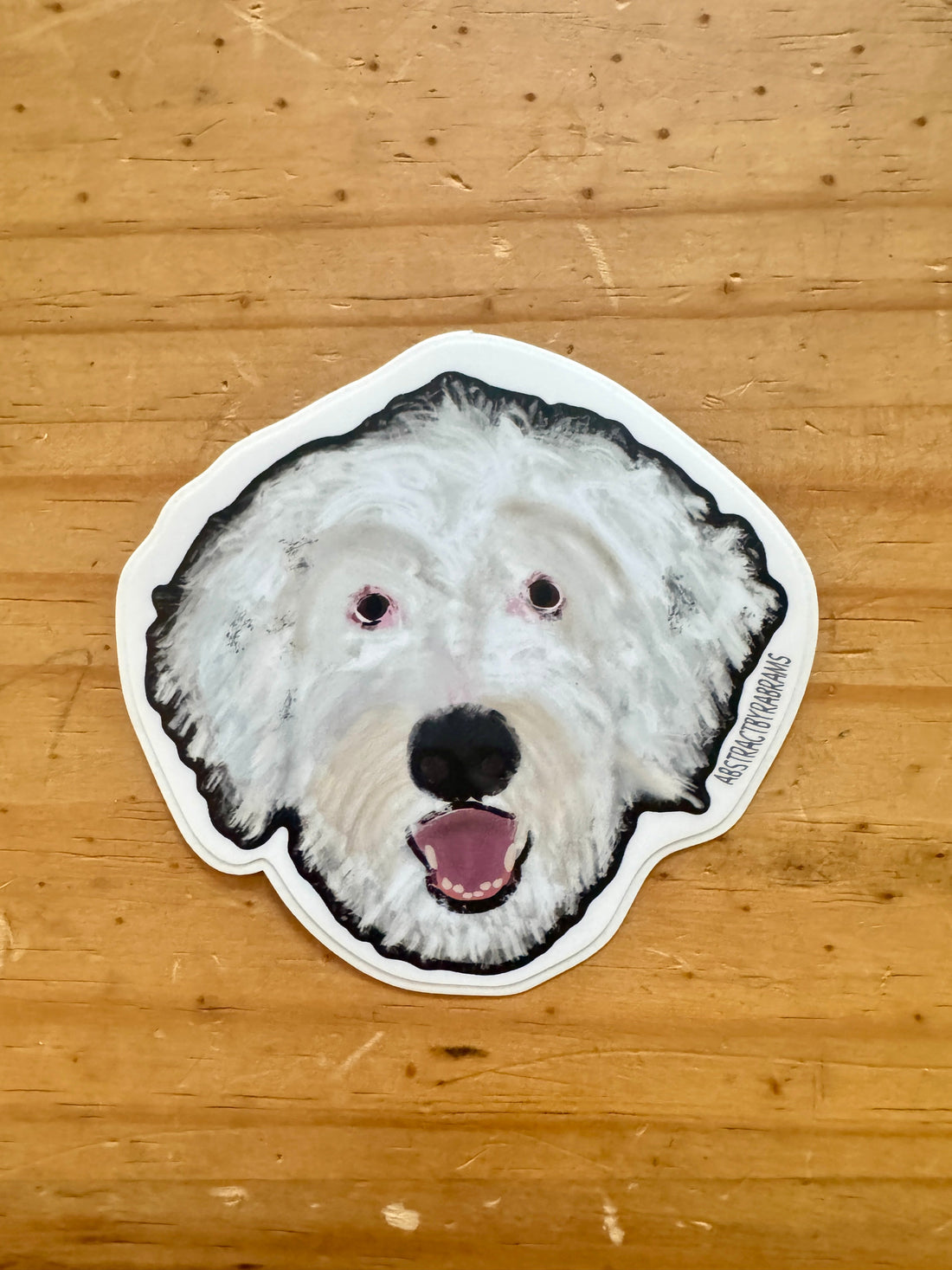 Sheepadoodle Dog Sticker