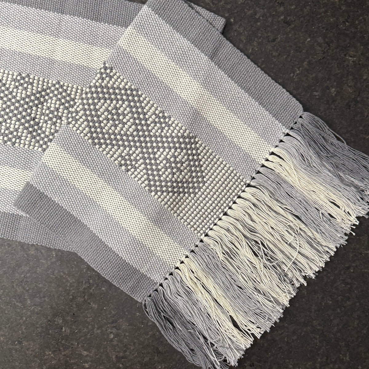 Handwoven Cotton Table Runner - Made in Oaxaca, Mexico