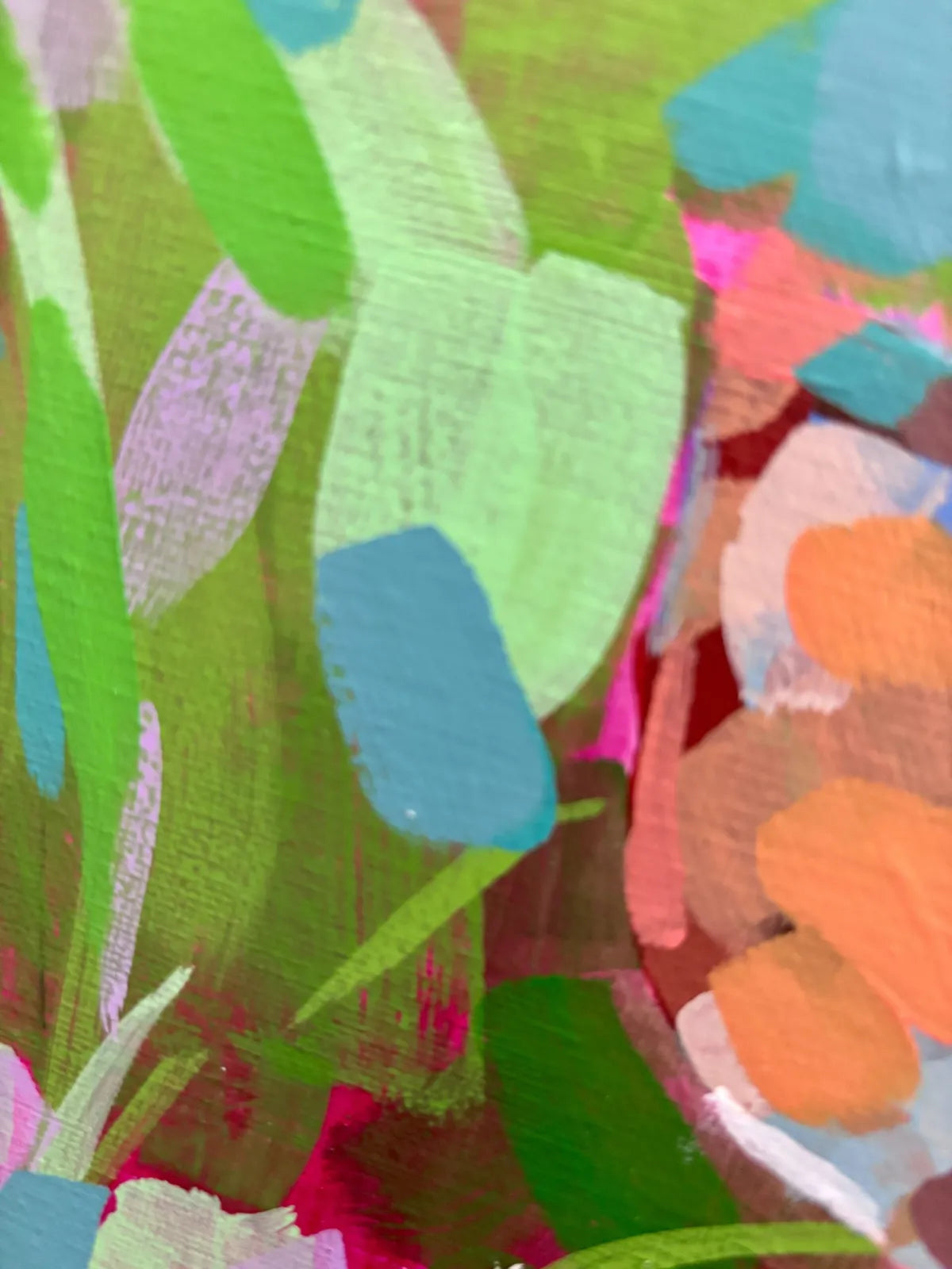 Original Fawn Painting, Colorful Woodland Nursery Art, 12x12