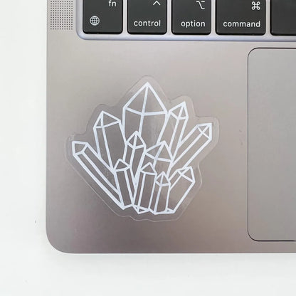 Transparent crystal sticker
