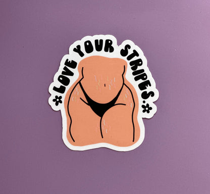 Body Positivity Stretch Mark Sticker