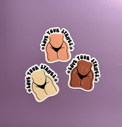 Self Love Stretch Mark Sticker