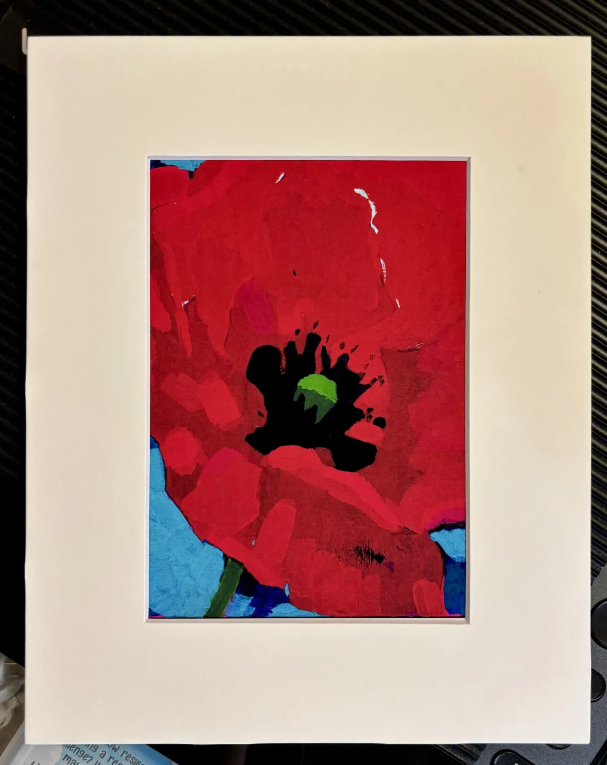 Poppy painting art print