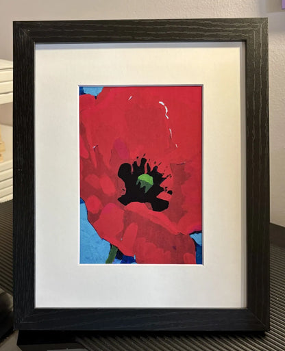 Poppy painting art print