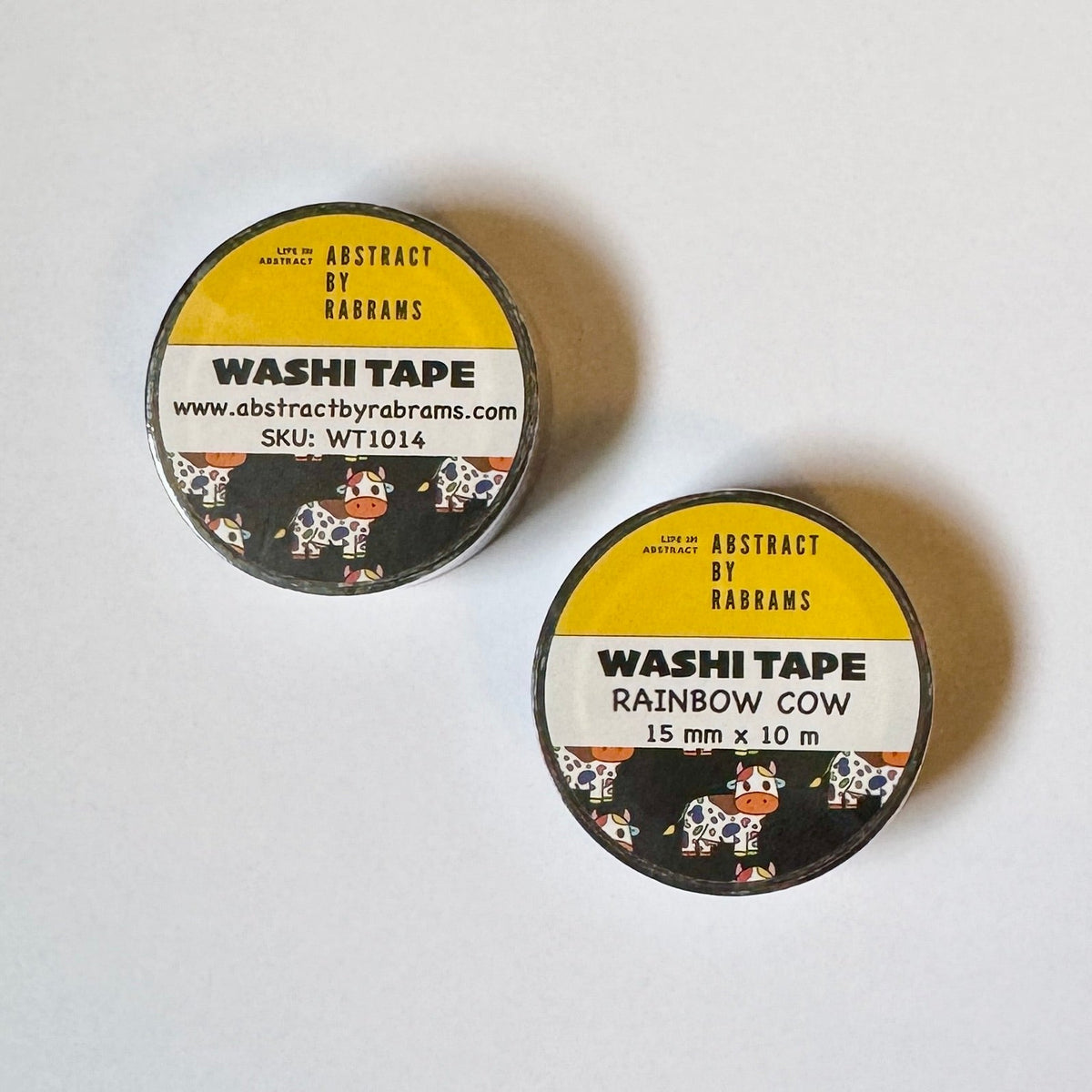 Rainbow Cow Washi Tape