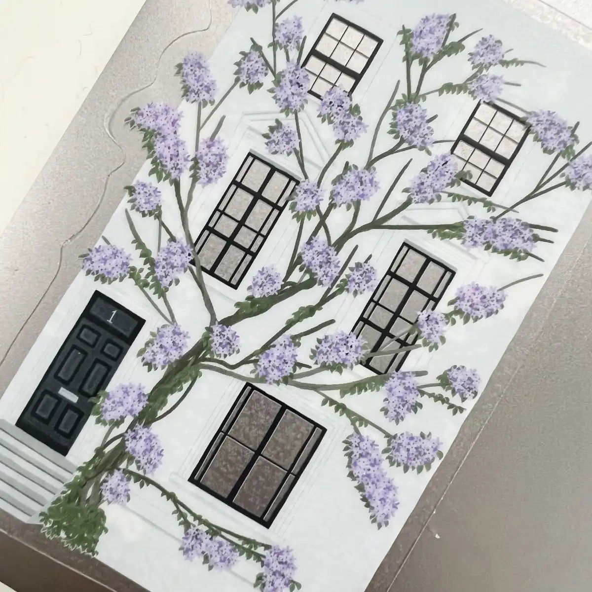 Wisteria townhouse sticker