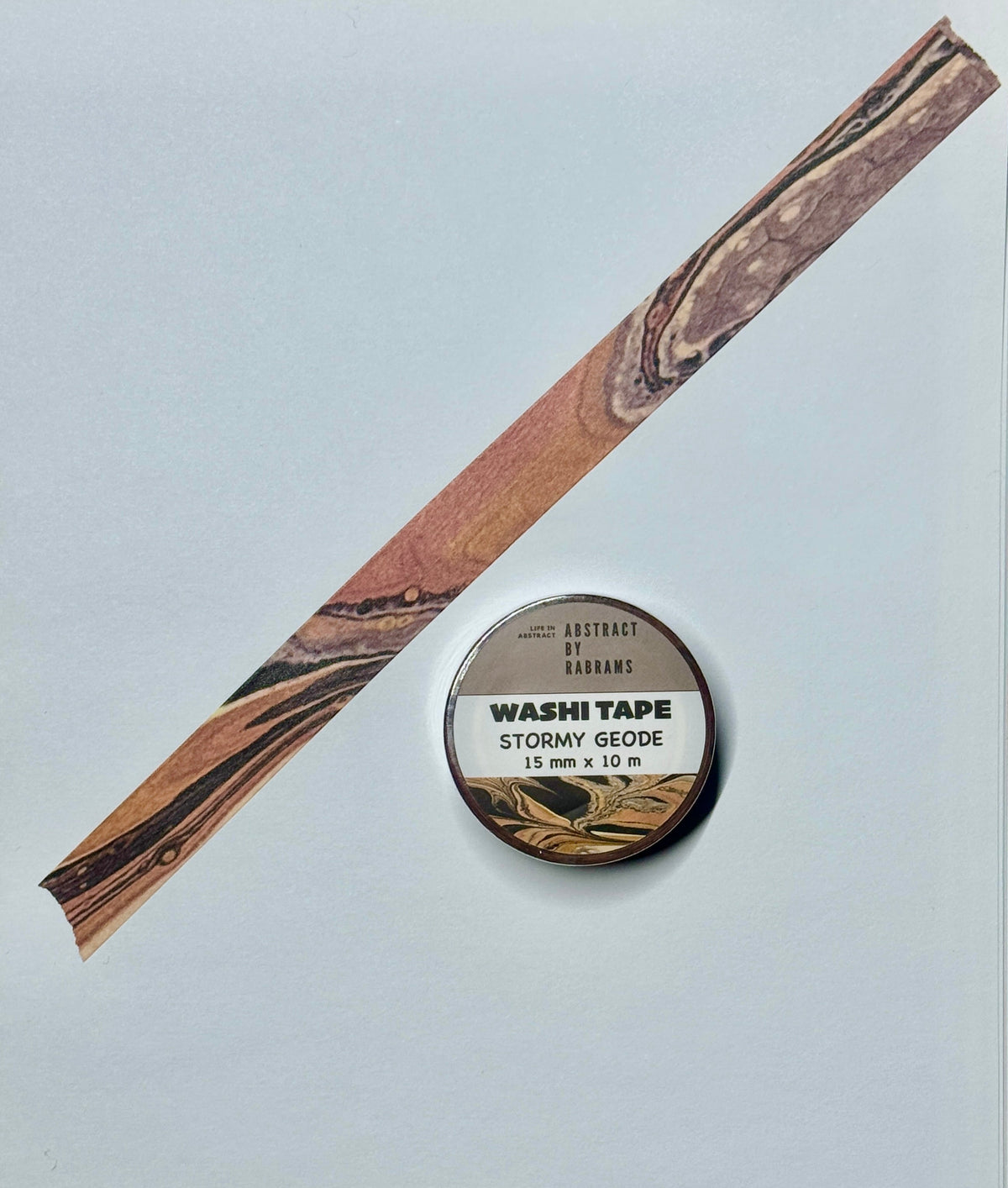 Stormy Geode Washi Tape
