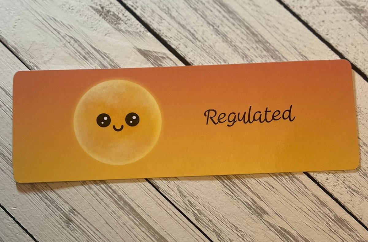 Cloudy But Coping Bookmark 3-Pack | Emotional State Bookmarks | Holding Processing Regulated