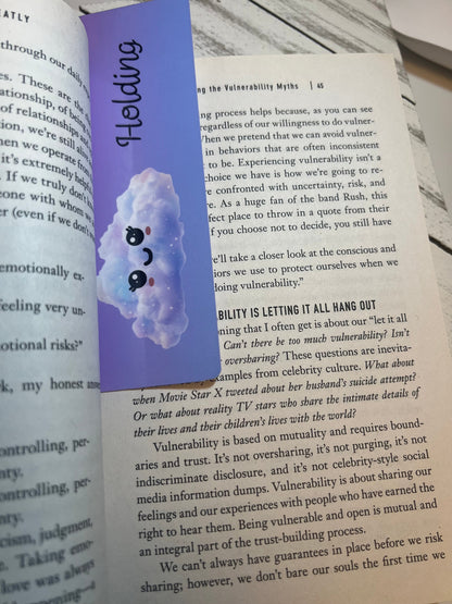 Cloudy But Coping Bookmark 3-Pack | Emotional State Bookmarks | Holding Processing Regulated