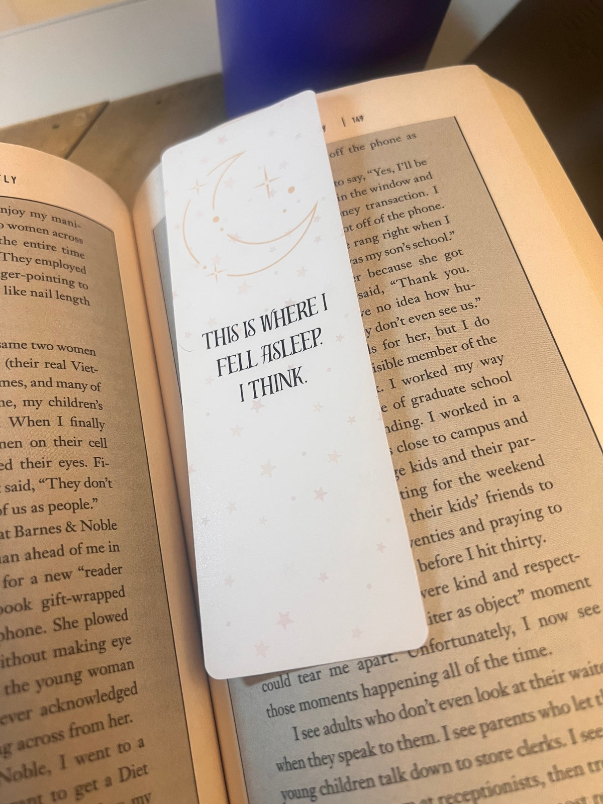 Stayed Up Too Late | Bookish Bookmark Set | Funny Acrylic Bookmarks for Readers (3-Pack)