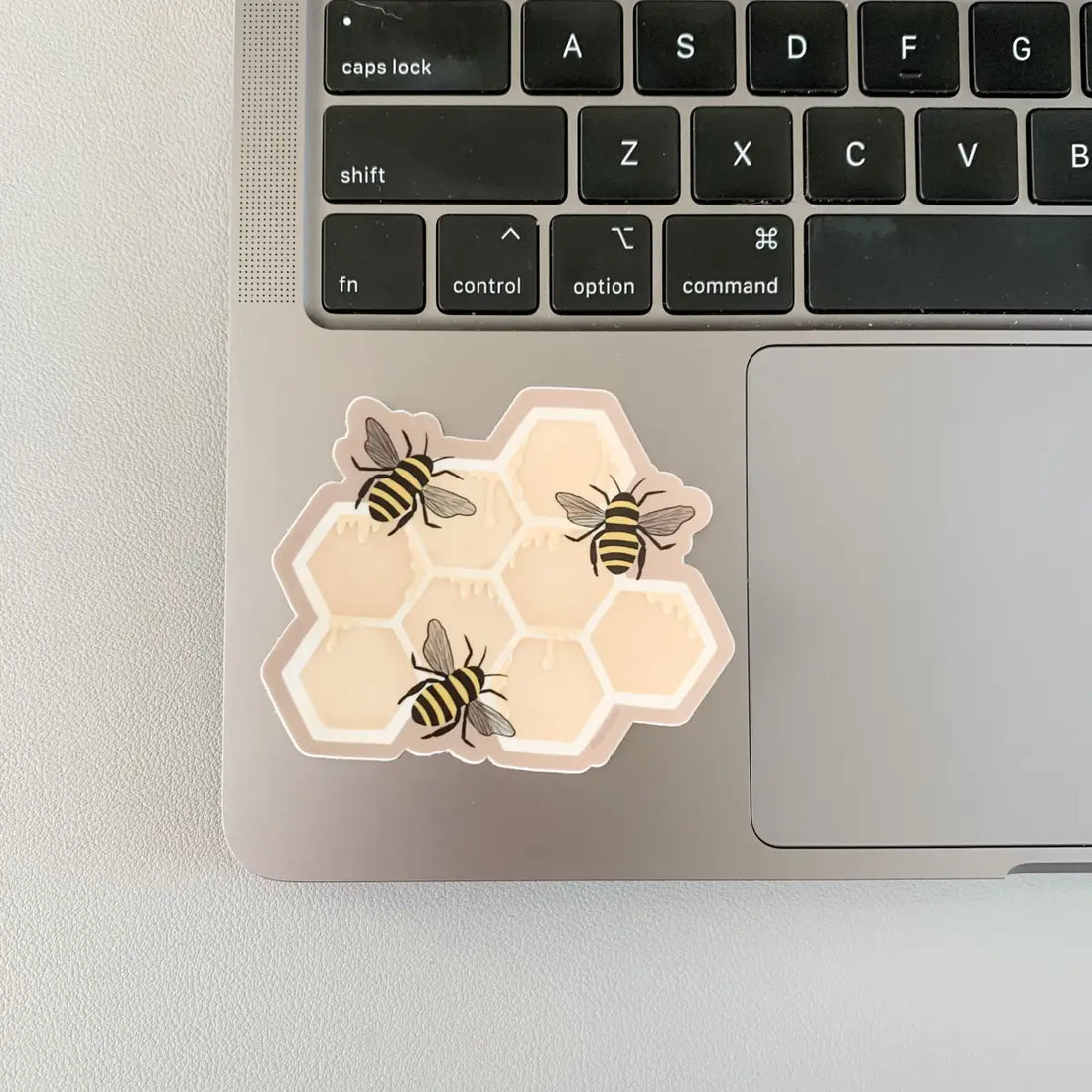 Bees on Honeycomb sticker