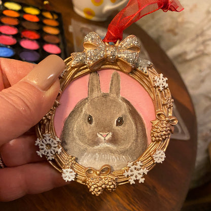 Custom Watercolor Pet Ornament