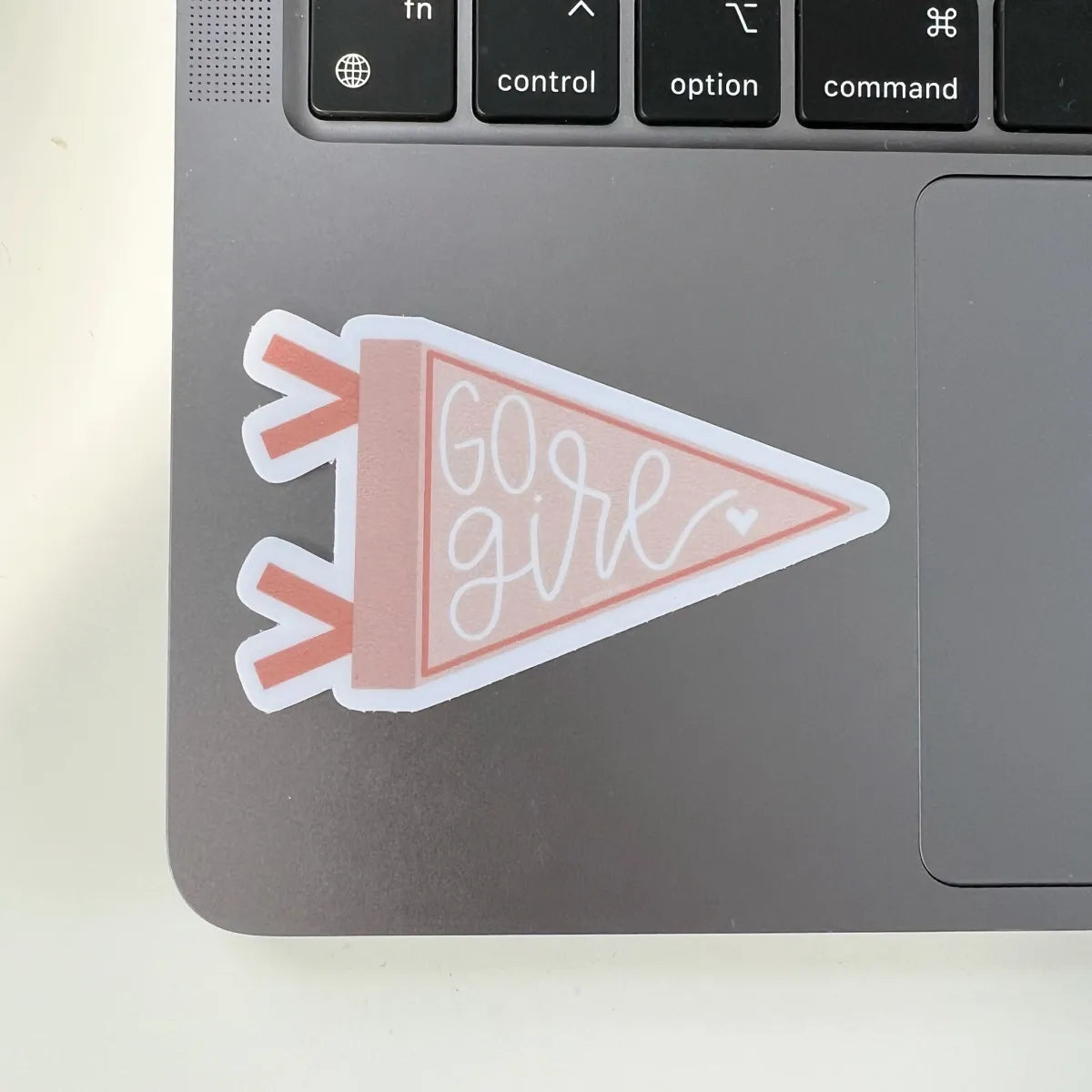 Go Girl pennant sticker