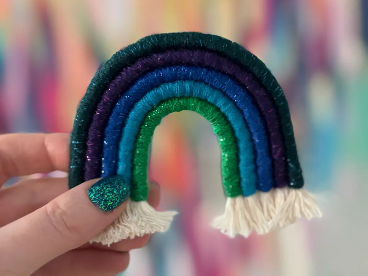handmade cool colors rainbow