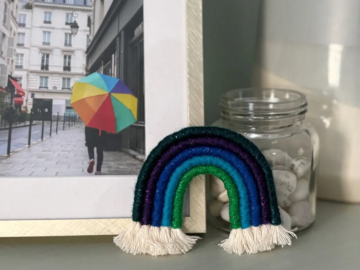 handmade cool colors rainbow