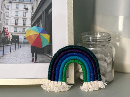 handmade cool colors rainbow