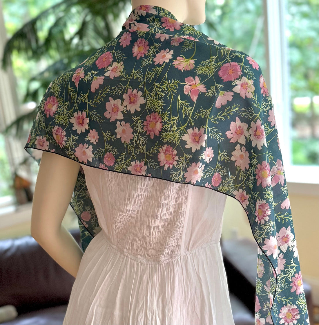 scarf + shawl in airy cosmos
