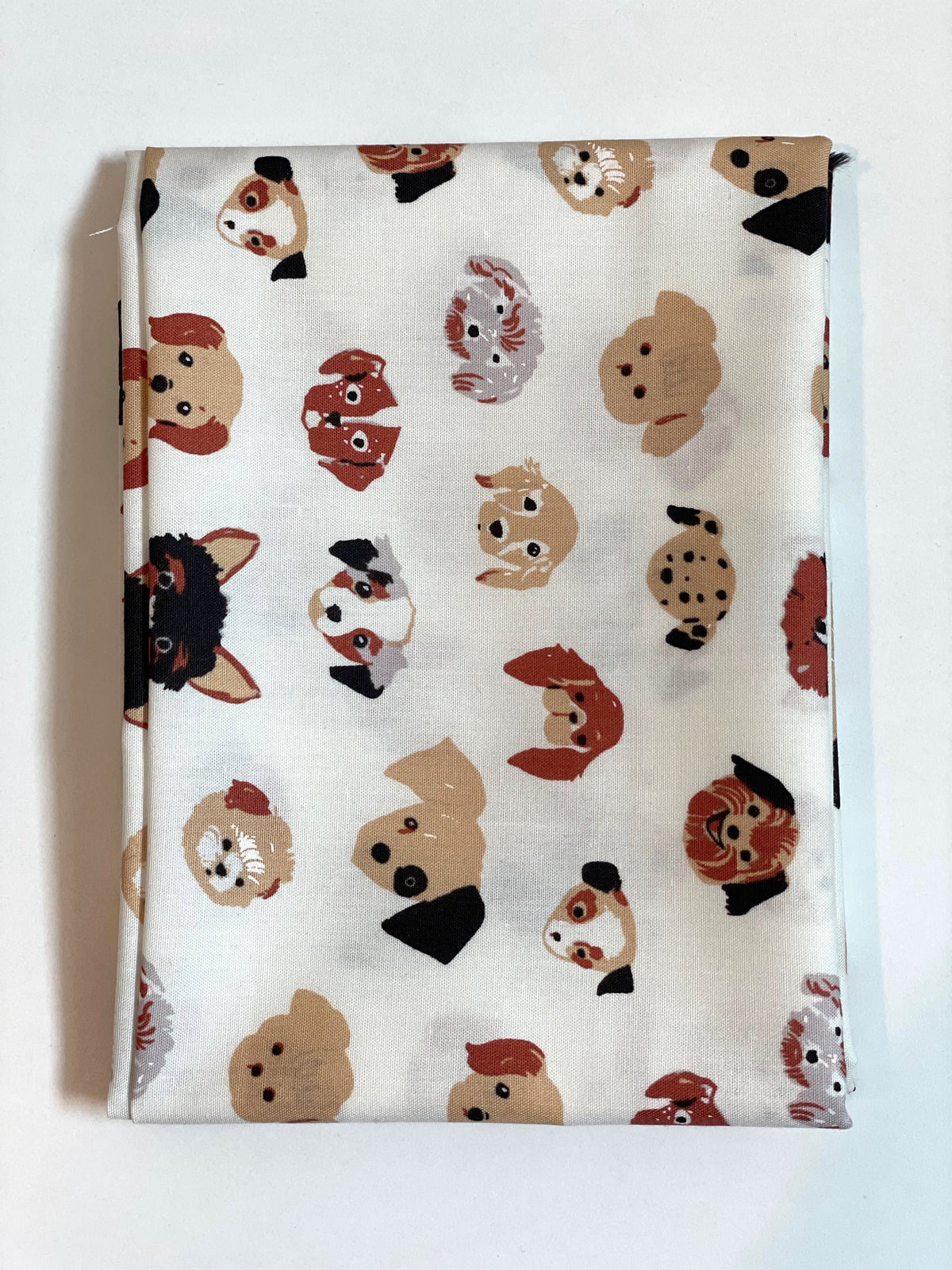 Fat Quarter Doggie Dots Organic Poplin